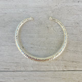 HAMMERED SILVER CUFF