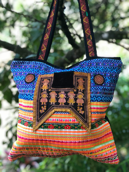 TRIBAL COTTON HANDBAG