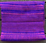TRADITIONAL KAREN SCARF-BRIGHT PINK/BLUE