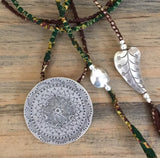 BOHEMIAN GYPSY SILK NECKLACE