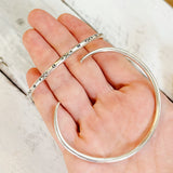 SILVER CUFF BANGLE