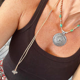 MANDALA TURQUOISE NECKLACE