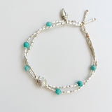AMAZONITE OCEAN ANKLET