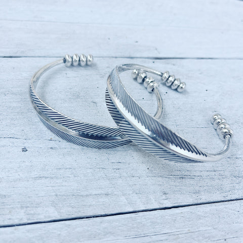FEATHER CUFF BANGLE