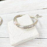 KUNZITE PEACE AND CLARITY BRACELET