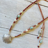 BY THE OCEAN MACRAME NECKLACE