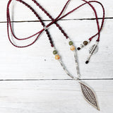 WOVEN EARTH GODDESS NECKLACE