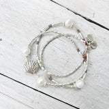 FLOATING PEARL BRACELET/NECKLACE WRAP