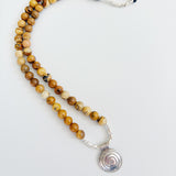 Jasper Nautilus Necklace