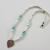 OCEAN HEART NECKLACE