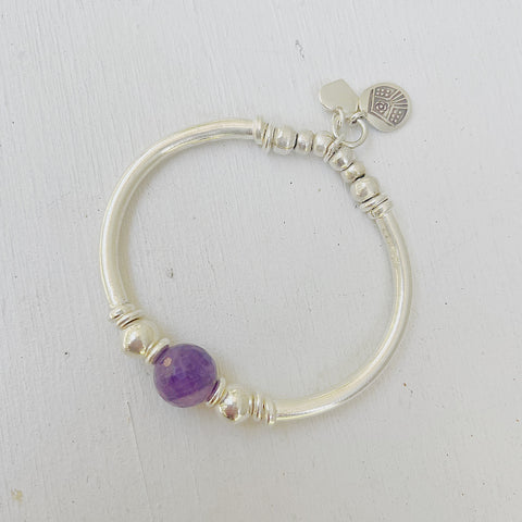 AMETHYST LOVE BRACELET