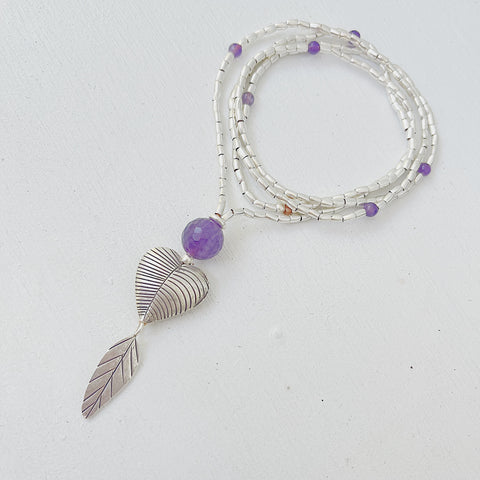 AMETHYST LOVE NECKLACE