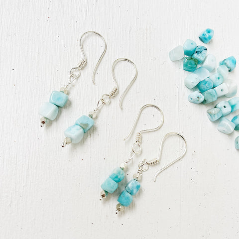 PETITE LARIMAR DROP EARRINGS