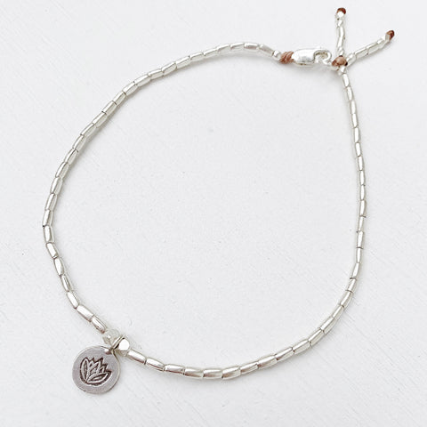 BUDDHIST LOTUS ANKLET