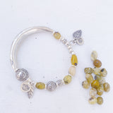 YELLOW OPAL GEMSTONE BRACELET