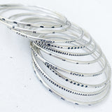 SOUL SISTER FRIENDSHIP BANGLE PATTERN ONE 60mm