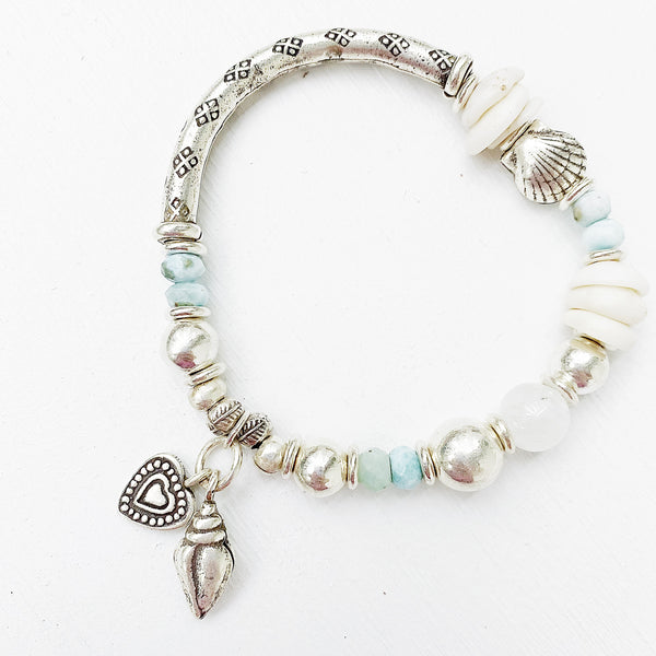 LARIMAR ISLANDER GODDESS BRACELET