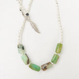 OCEAN DROPS CHRYSOPRASE NECKLACE