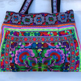 LARGE TRIBAL COTTON OVERNIGHT BAG