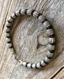 MENS HILL TRIBE SILVER BRACELET