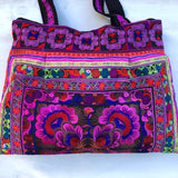 LARGE TRIBAL COTTON OVERNIGHT BAG