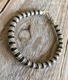 MENS HILL TRIBE SILVER FISH BRACELET