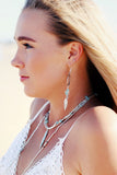 ROSE QUARTZ & AMAZONITE EARRINGS