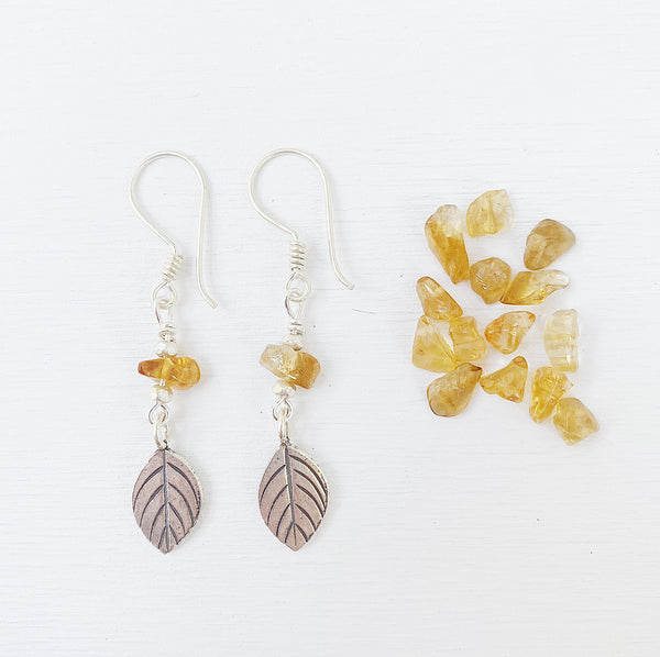 CITRINE LEAF DROPS