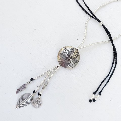 SUNSHINE DREAM CATCHER NECKLACE