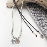 ADJUSTABLE HAND STAMPED NECKLACE