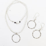 Circle of Life Necklace and Earrings Set