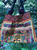 LARGE TRIBAL COTTON OVERNIGHT BAG