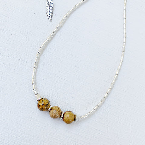 JASPER TRILOGY NECKLACE