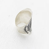 SILVER SHIELDS RING