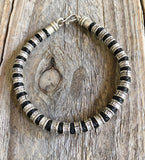 MENS HILL TRIBE SILVER FISH BRACELET