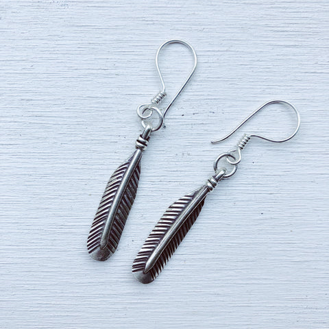 TRIBAL FEATHER EARRINGS