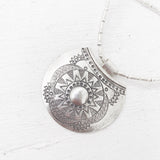 SILVER REFLECTIONS NECKLACE