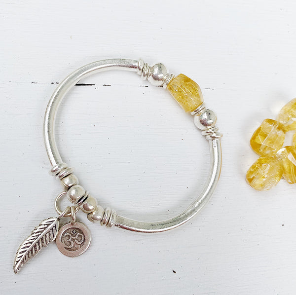 CITRINE GEMSTONE BRACELET