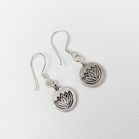 BUDDHIST LOTUS EARRINGS