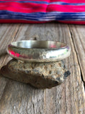 WIDE HAMMERED BANGLE 64mm