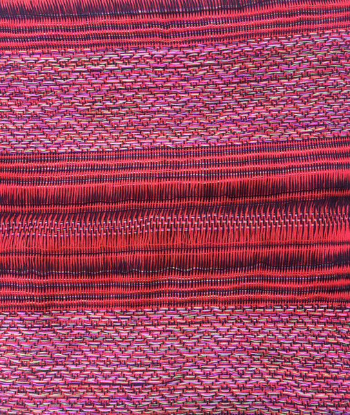 TRADITIONAL KAREN SCARF- BLACK/ORANGE/YELLOW