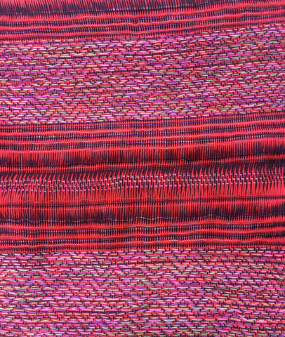 TRADITIONAL KAREN SCARF- BLACK/ORANGE/YELLOW