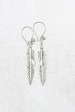 PEACE FEATHER EARRINGS