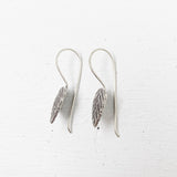 SILVER LEAF EARRINGS