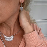 SILVER LEAF EARRINGS