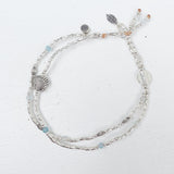 AQUAMARINE SHELL ANKLET