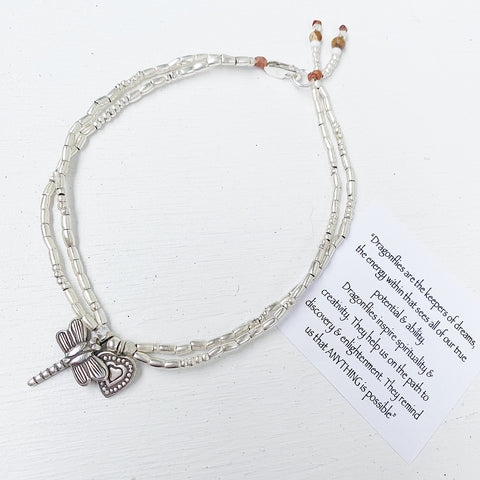 DRAGONFLY LOVE ANKLET